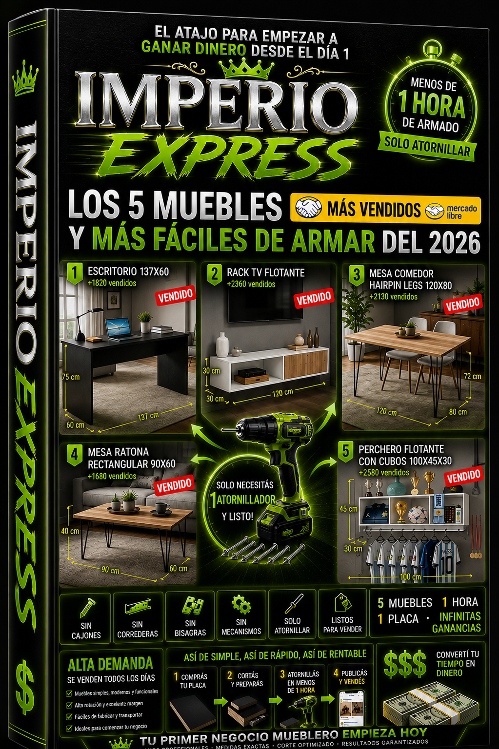 IMPERIO EXPRESS - Los 5 muebles más vendidos y fáciles de armar